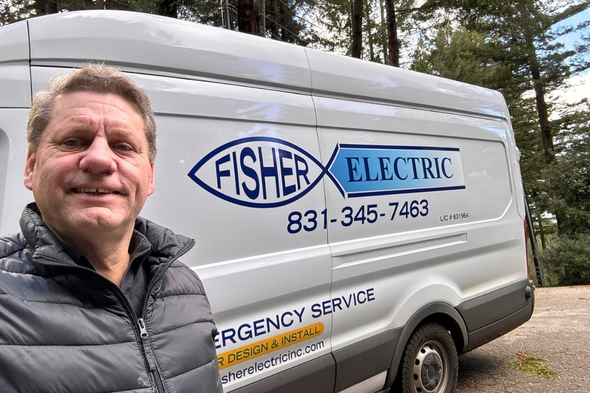 Professional Service Crew Fisher Electric Scotts Valley California